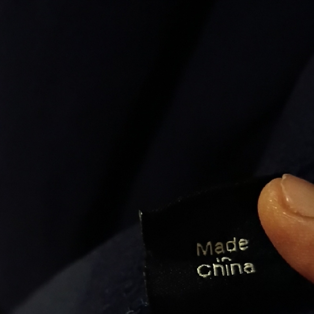 Men's Navy Blue Hooded Robe - Picture 6 of 7
